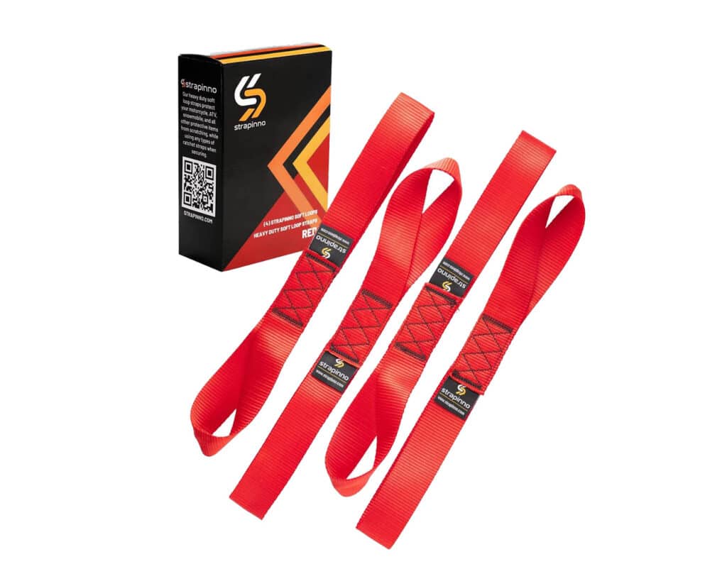 Strapinno's red soft loop straps