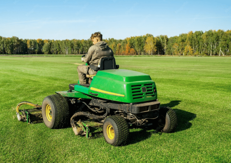 tie down lawn tractor on a trailer